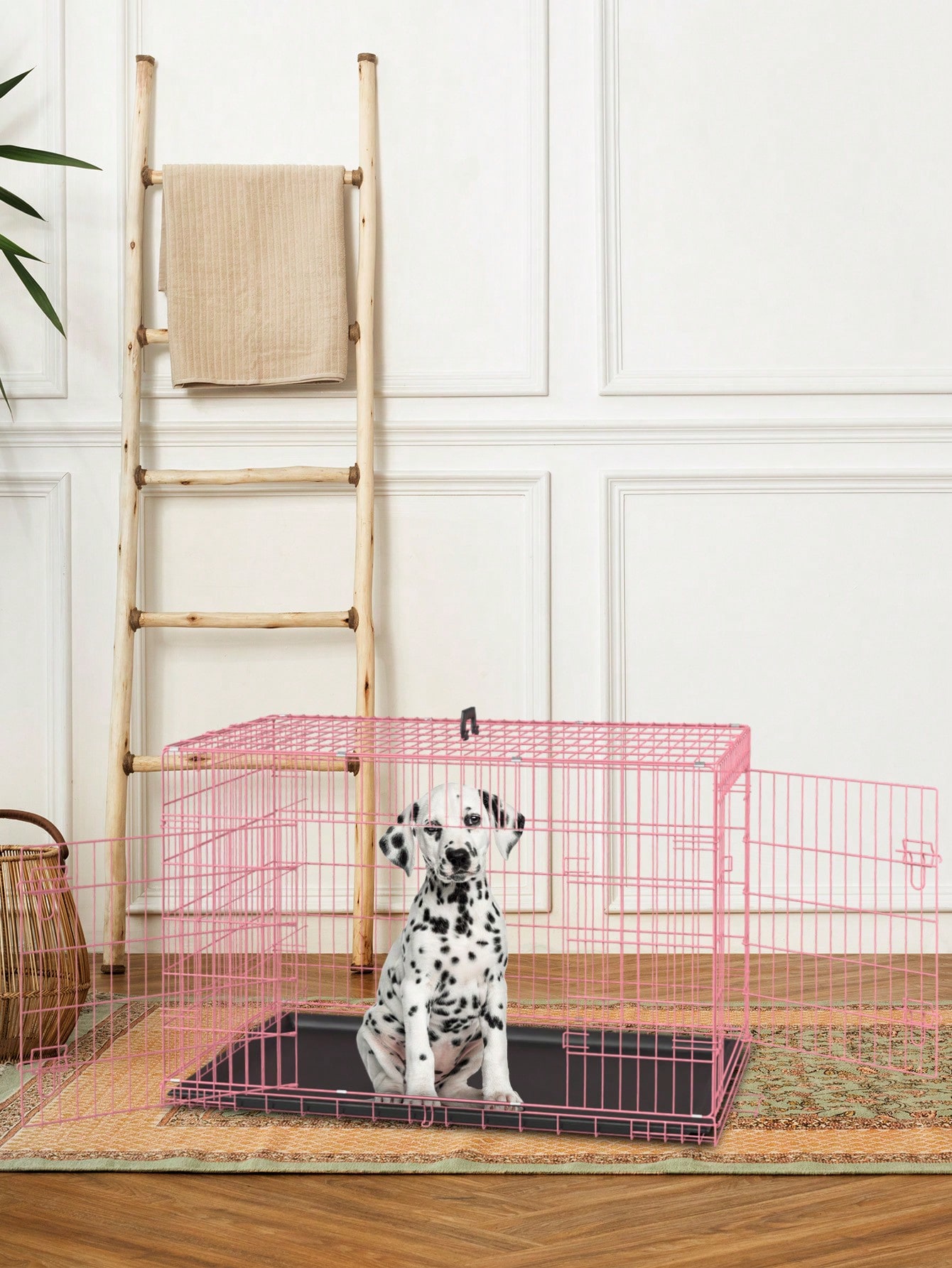 Rabbit Cage Wire - Small Dog Crate For Puppy, 24