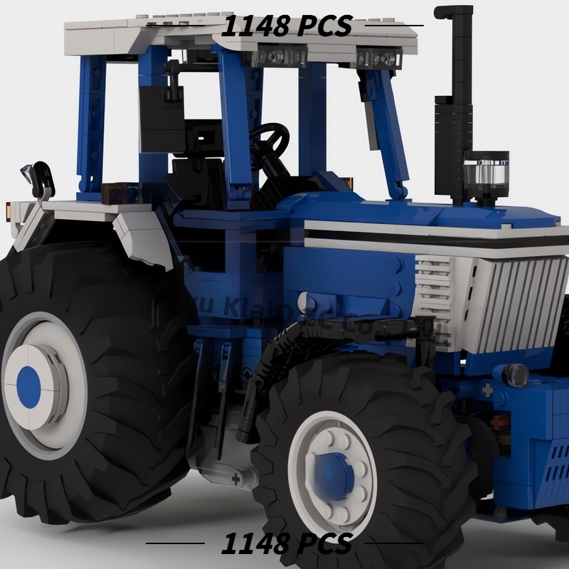 1148Pcs MOC Classic Blue Agric - Agriculture Farming Vehicles 评论和价格