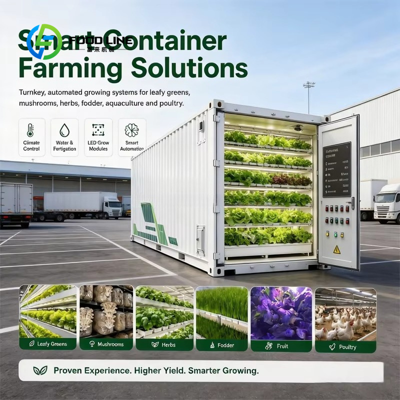 Hydroponic Container Farm for  - Farming Agriculture Project 评论和价格