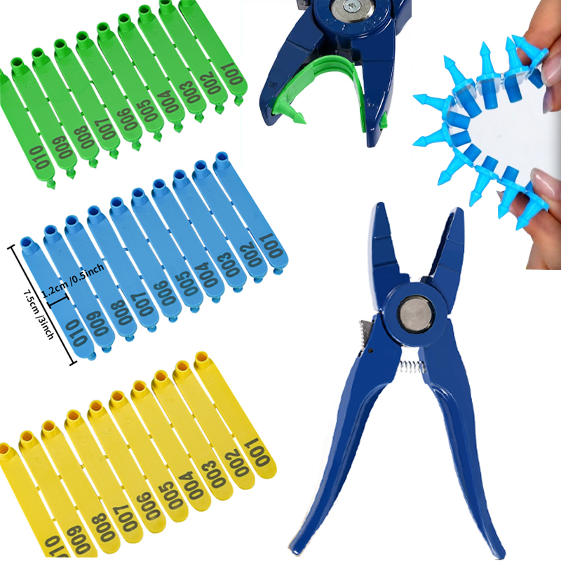100pcs Integrated Sheep Ear Ta - Livestock Ear Tag 评论和价格
