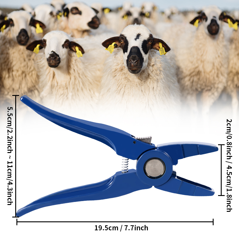 100pcs Integrated Sheep Ear Ta - Livestock Ear Tag 评论和价格