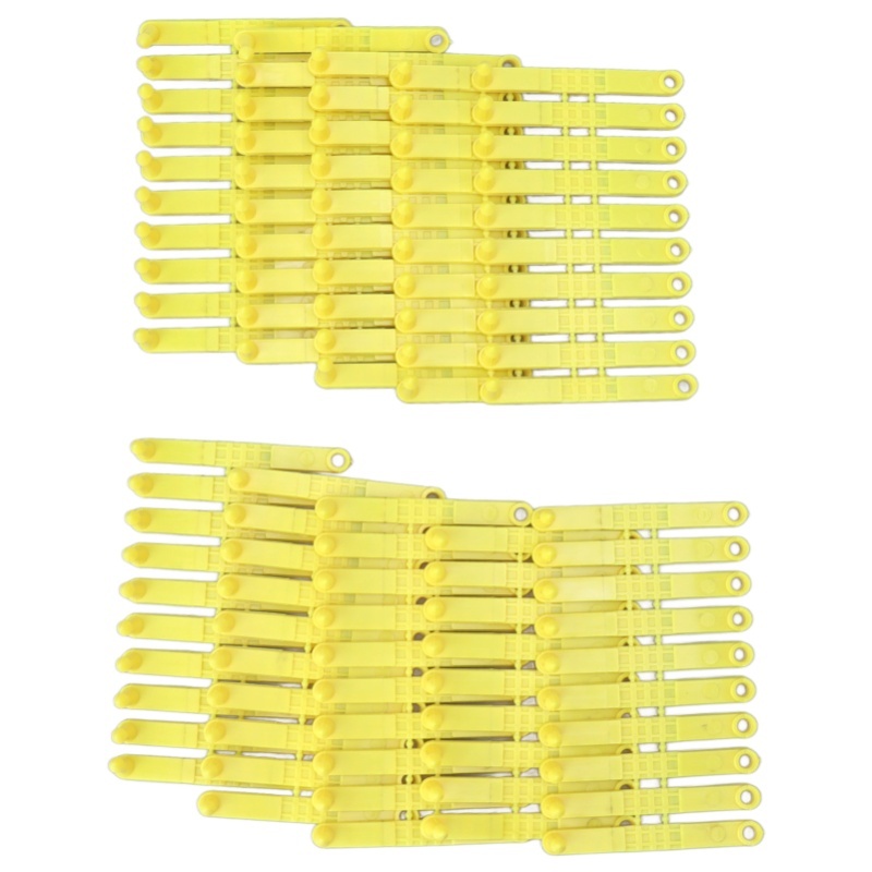100PCS 001-100 Number Plastic  - Livestock Ear Tag 评论和价格