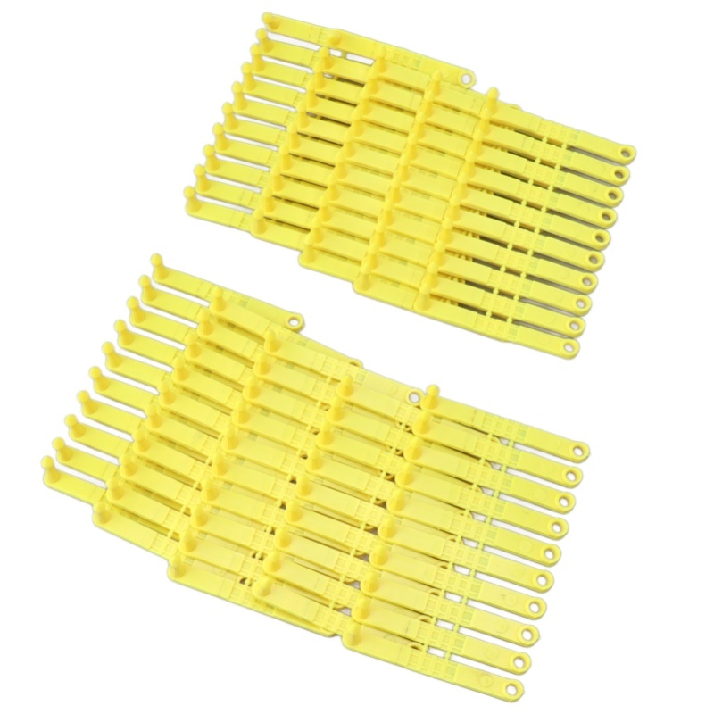 100PCS 001-100 Number Plastic  - Livestock Ear Tag 评论和价格