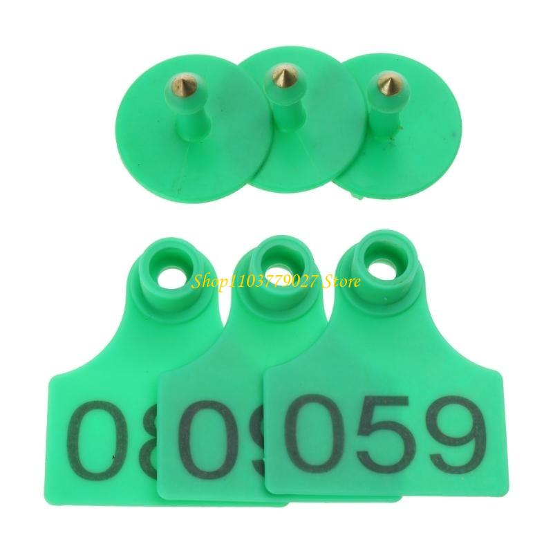 C4DF Numbered Plastics Livesto - Livestock Ear Tag 评论和价格