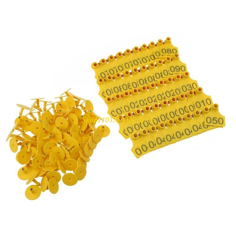C4DF Numbered Plastics Livesto - Livestock Ear Tag 评论和价格