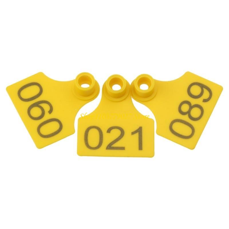 C4DF Numbered Plastics Livesto - Livestock Ear Tag 评论和价格