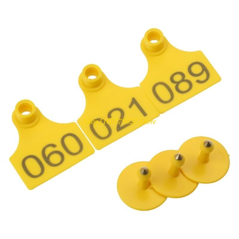 C4DF Numbered Plastics Livesto - Livestock Ear Tag 评论和价格