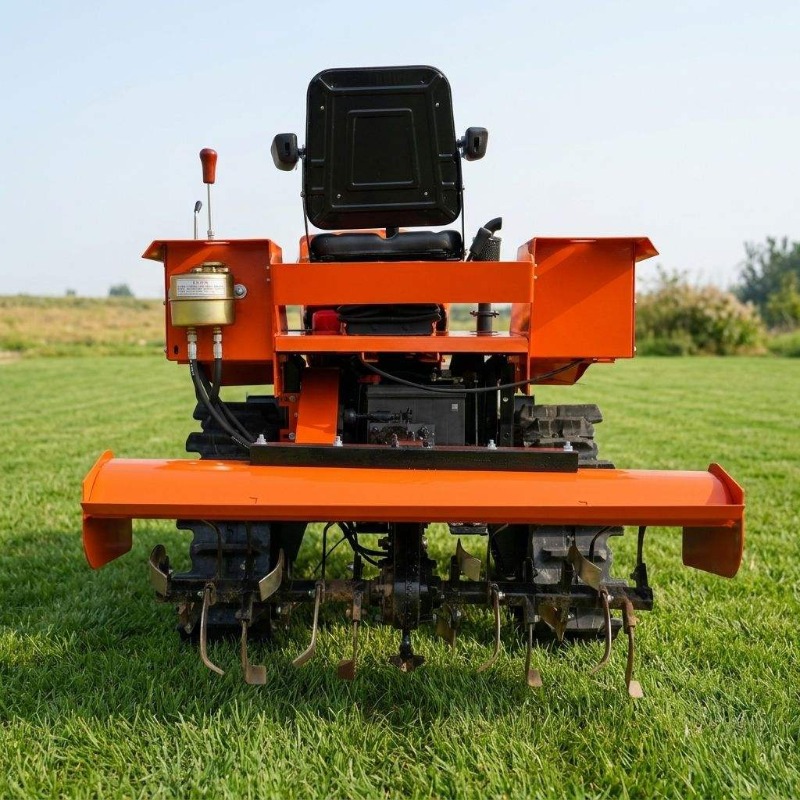 Crawler 4WD Rotary Tiller 35HP - Farming Equipment For Agriculture 评论和价格